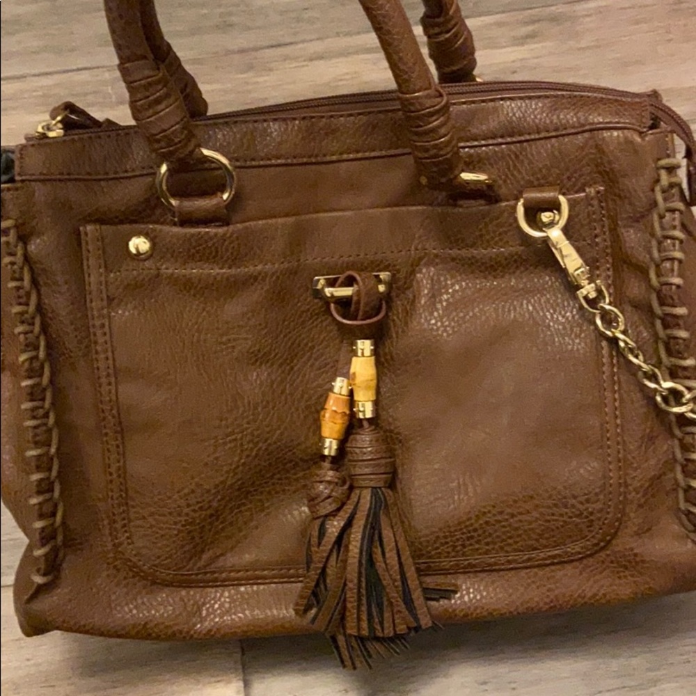 Olivia + Joy Purse brown satchel bag